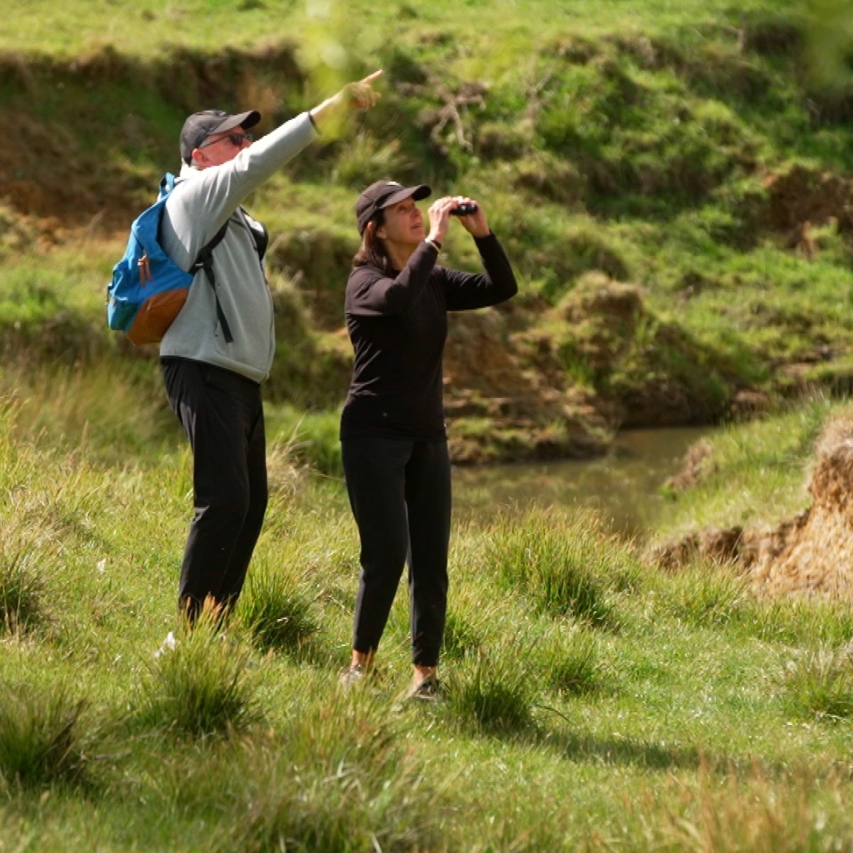 woodside couple outdoors